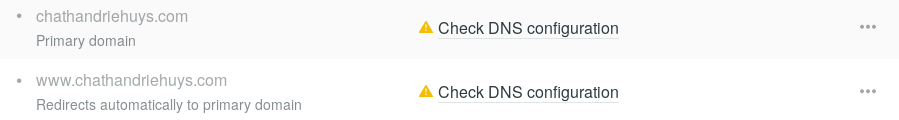 Netlify domain verification error